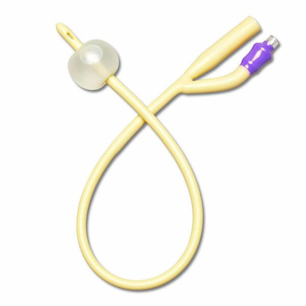 2-Way Balloon Foley Catheter, Purple, 22FR