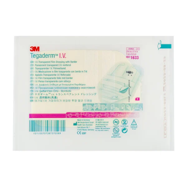 3M Tegaderm IV Dressing, 7cm x 8.5cm ,1633