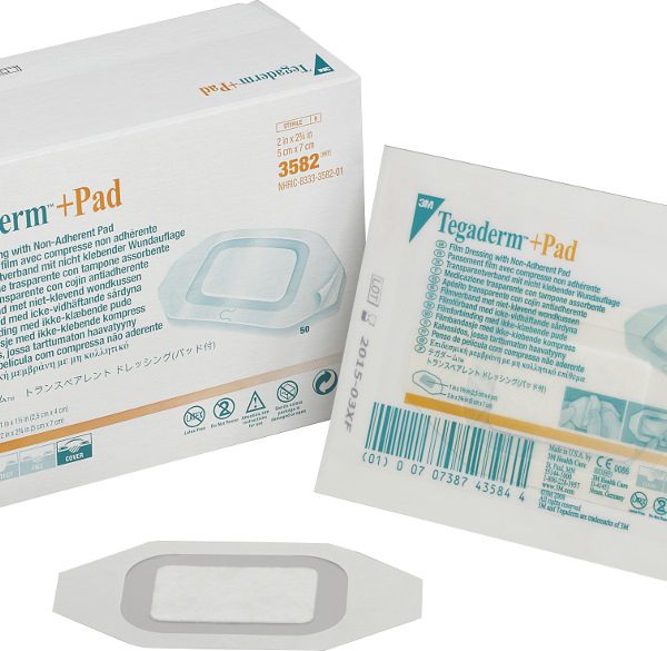 3M Tegaderm + Pad Transparent Dressing With Absorbent Pad 3582