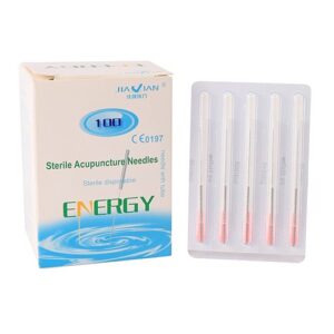 Sterile Acupuncture Needles, 0.35 x 75