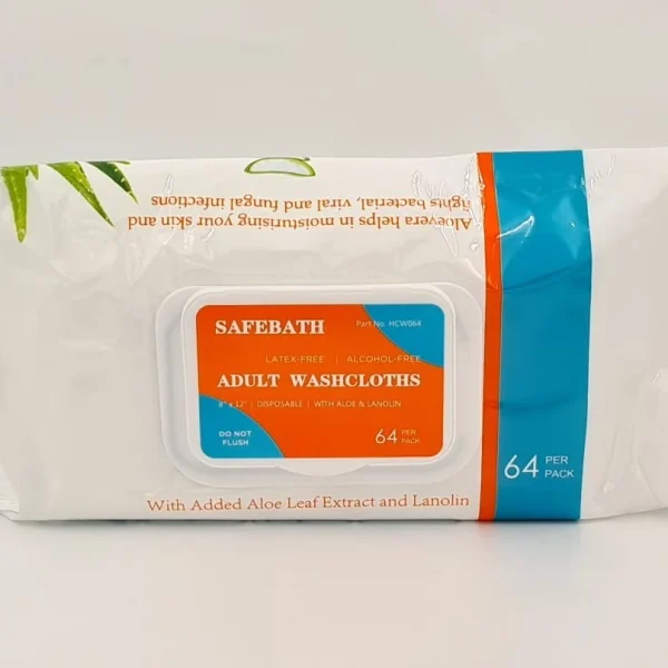Safebath Adult Washcloths