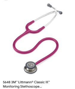 3m Littman Classic III Raspberry