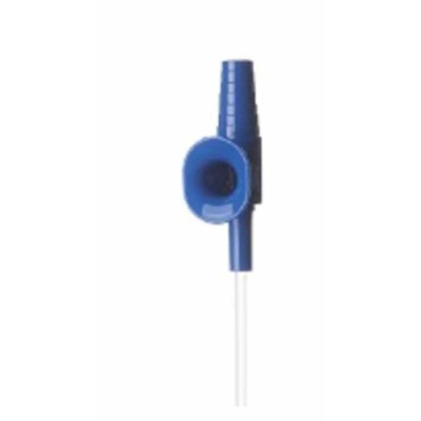 Suction Catheter With Vacuum Control Connector Blue Ch 8