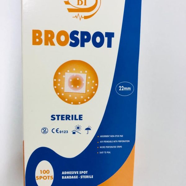 Brospot First Aid Plaster, Round Band-Aid