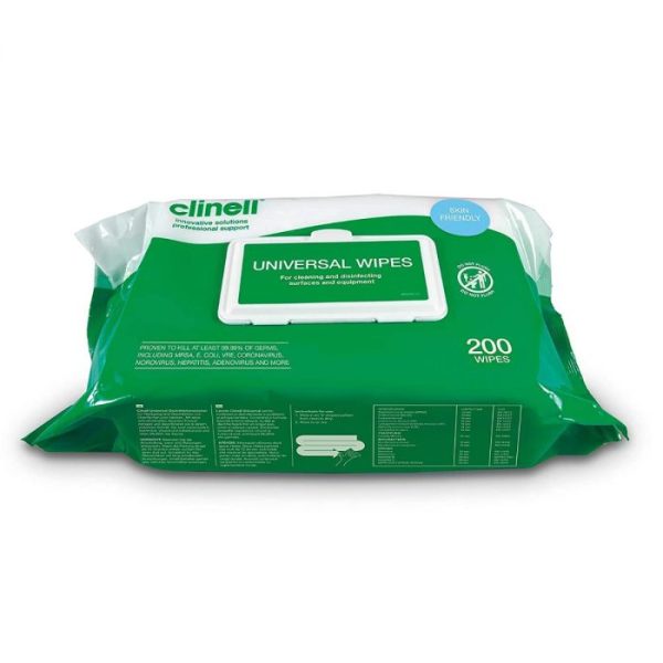 Clinell Universal Wipes, 200 sheets