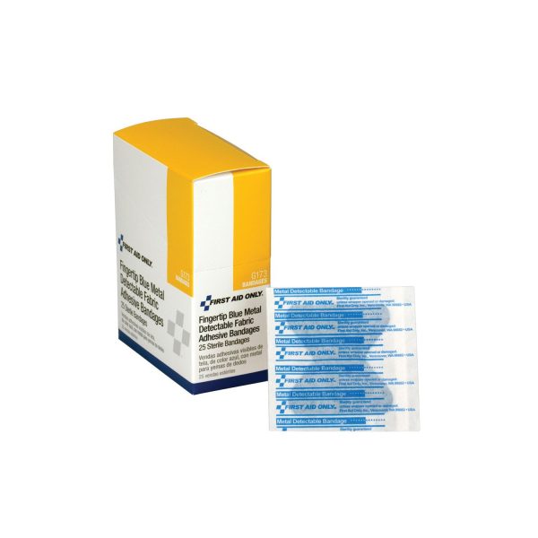 First Aid Only H175 Metal Detectable Fabric Bandages 1" * 3 "