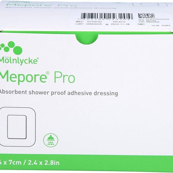 Mepore Pro 6cm x 7cm, 60's/box
