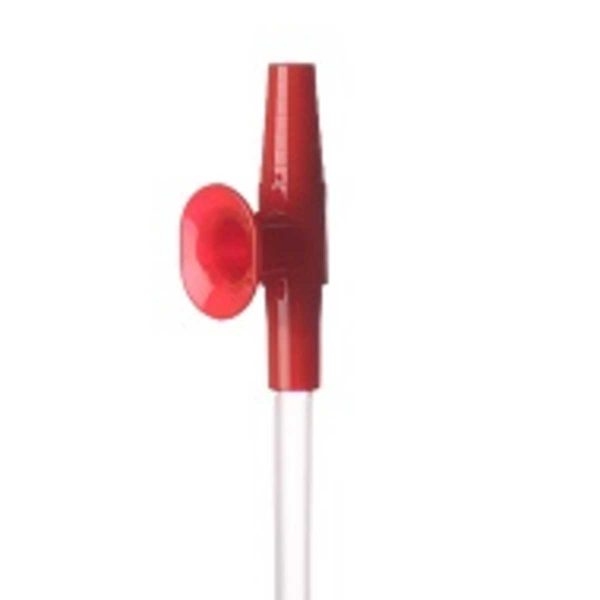 Suction Catheter With Vacuum Control Connector Red Ch 18