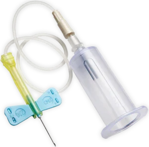 Blood Collection Set With Luer Adapter 23g x 3/4 Inch