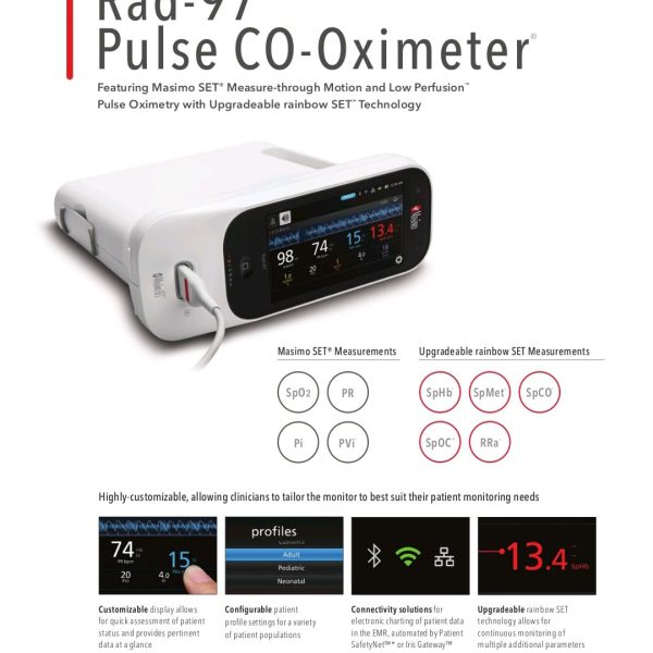 Masimo Rad-97 CO-Oximeter