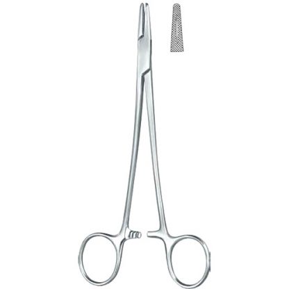 Needle Holder Forceps, Mayo Hegar, 6 Inch