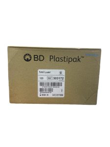 Bd Plastipak 1ml luer  Syringe 303172