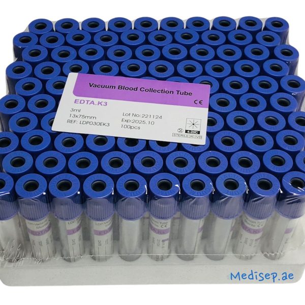 EDTAK3 Vacuum Blood Collection Tube 3ml