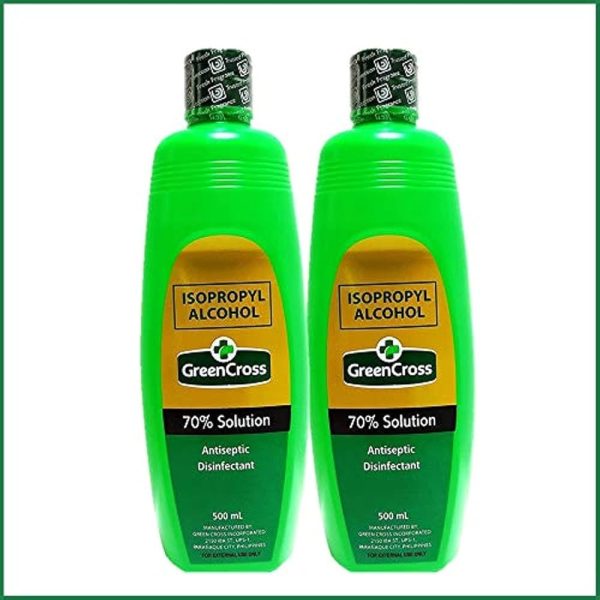 Green Cross Isopropyl Alcohol, 70% Solution, 500ml