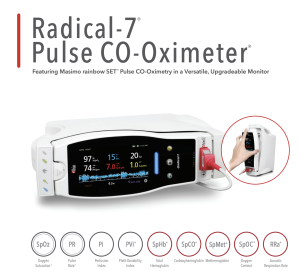 Masimo Radical – 7 Pulse CO-Oximeter
