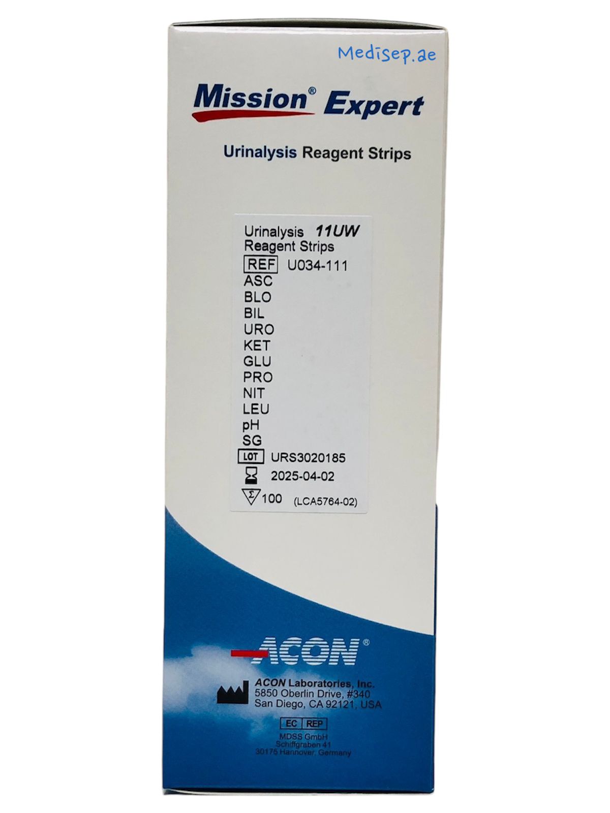 Mission Reagent 2GE Urine Test strips (100 Counts)