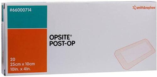 Smith & Nephew Opsite Post-Op Dressings, 25cm x 10cm