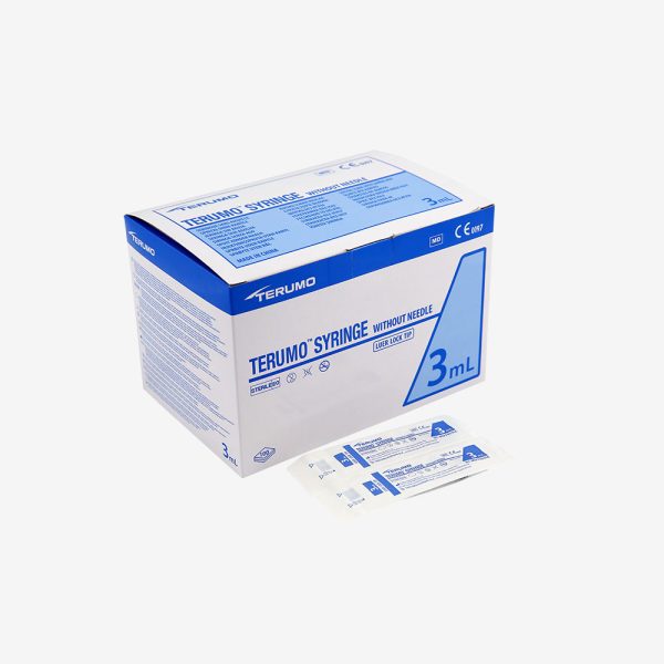 Terumo 3ml Syringe With Out Needle (Luer Lock)