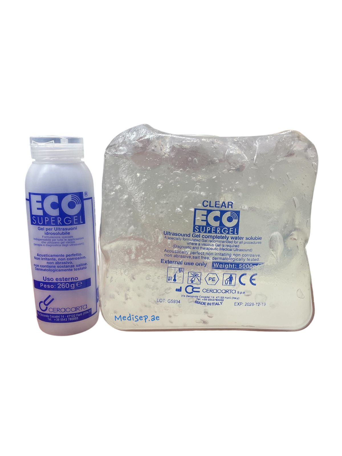 Ultrasound Gel White, 5 Litre