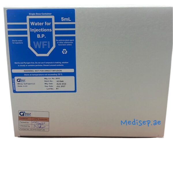 Water For Injection 5ml