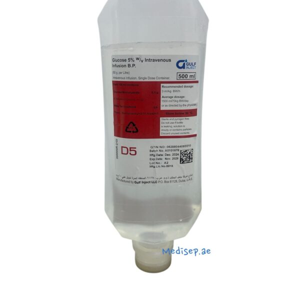 Dextrose 5% 500ml