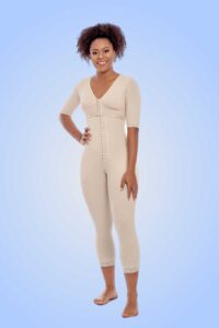 NSP FULL BODY UNDER KNEE FAJA WITH SLEEVES 11424