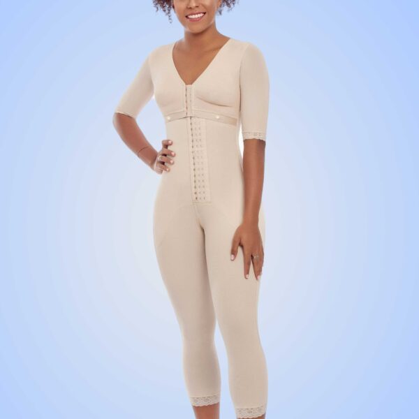 NSP FULL BODY UNDER KNEE FAJA WITH SLEEVES 11424