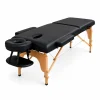 Portable adjustable massage table with face cradle and armrests for therapy and treatment available at Medical Equipment Dubai