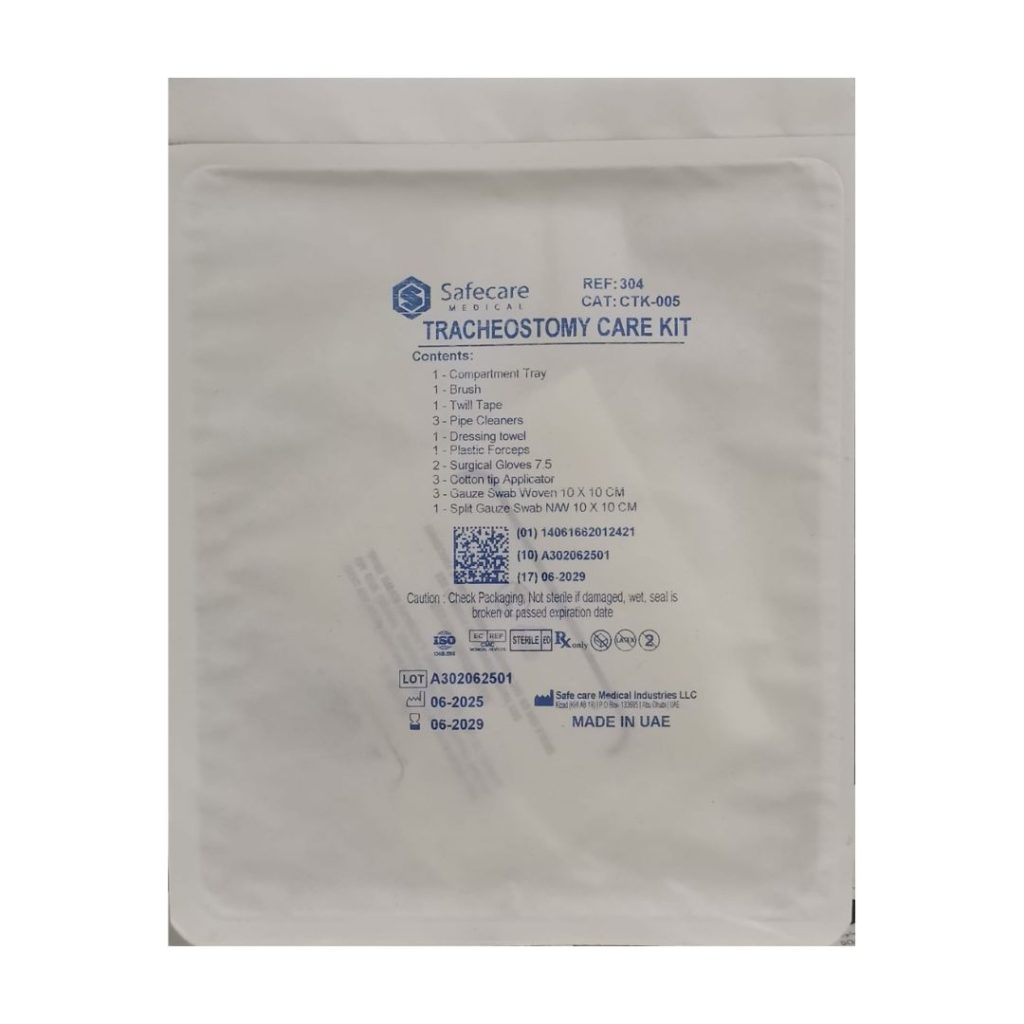 Tracheostomy care Kit With Gloves-safe care